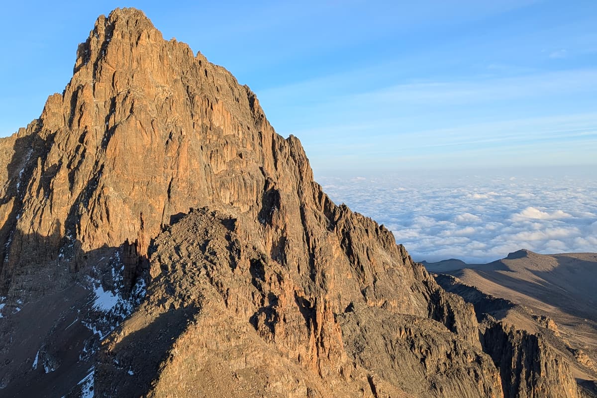 Mount Kenya summit