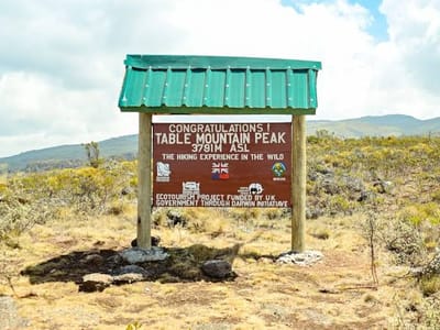 Table Mountain Aberdares Prep Hike