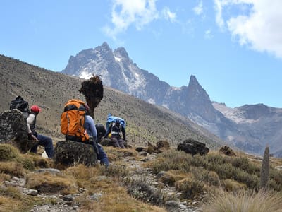 5 Days Mount Kenya Trek Via Sirimon & Chogoria